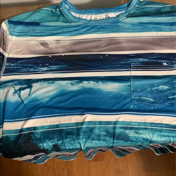 SOLD Salt Life Rash Guard - Picture 2 of 5